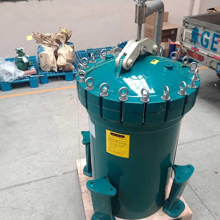華豫供應PPH多袋式過濾器 DN100法蘭 流量40t/h
