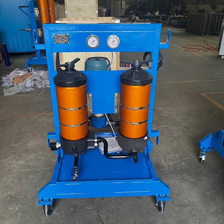 華豫生產供應雙筒高精密濾油車 流量50L/min